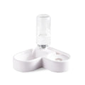 White cat water fountain with food-grade materials and 4-tray filtration system