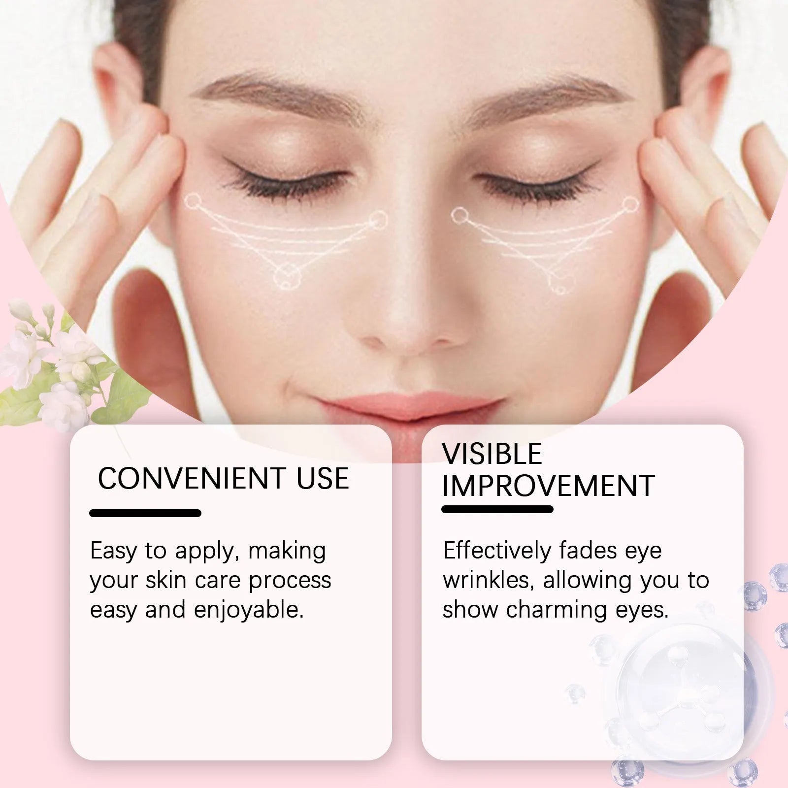 Collagen Light Wrinkle Eye Cream 100g jar for anti-wrinkle and firming care