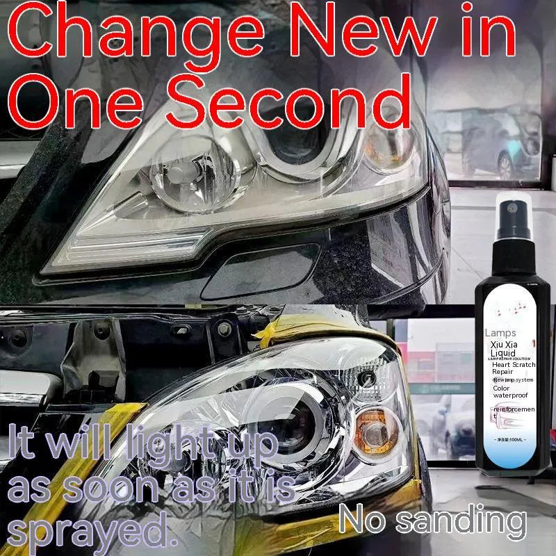 100 ml bottle of car headlight lens renovation and repair liquid