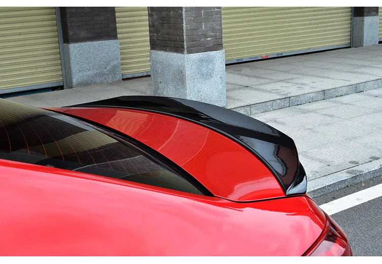 Mazda 3 2014-2021 bright black large fixed wind surround tail trim blade for Axela Exela models