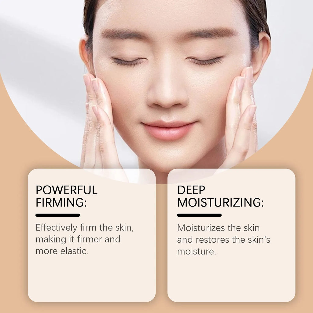 30ml anti-aging liquid serum with hyaluronic acid, bee venom and Botox in a clear bottle