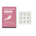 Box of 9 hydrocolloid acne patches for PIMPLE acne desalting and closed comedone treatment