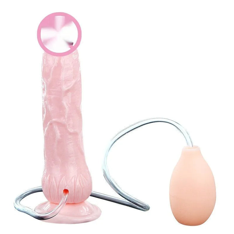 Flesh-coloured suction cup dildo with strong base, 200mm long