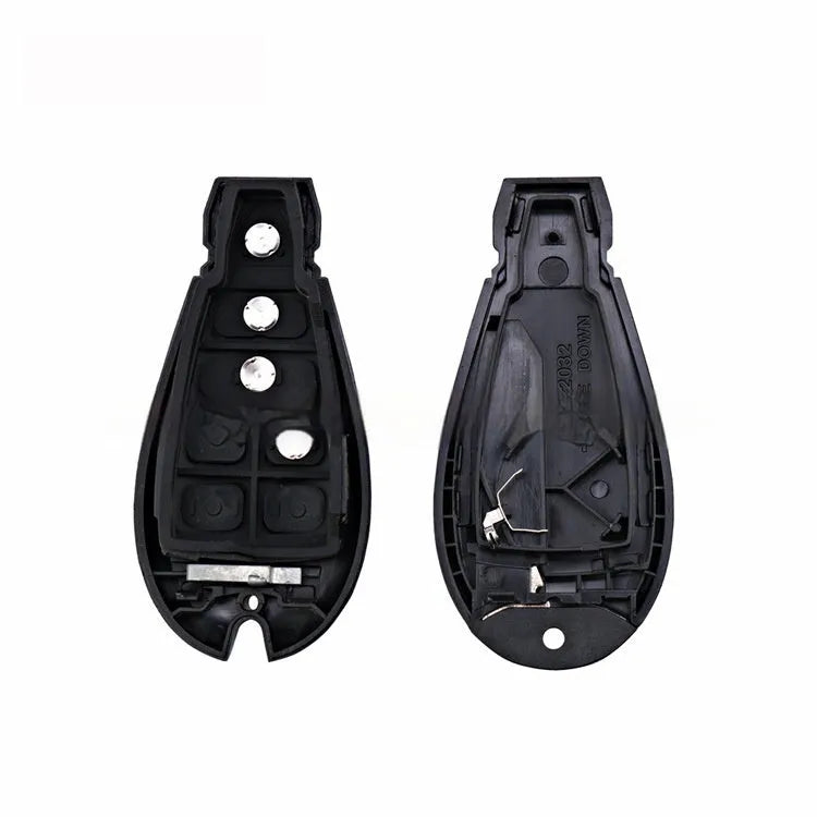 Dodge and Chrysler car smart card key replacement shell made of ABS brass and nylon.