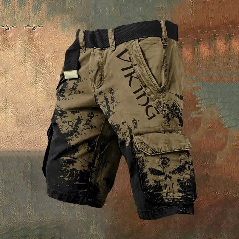 Trendy 3D digital print men's polyester shorts with zipper, available in multiple colours sizes S to 5XL
