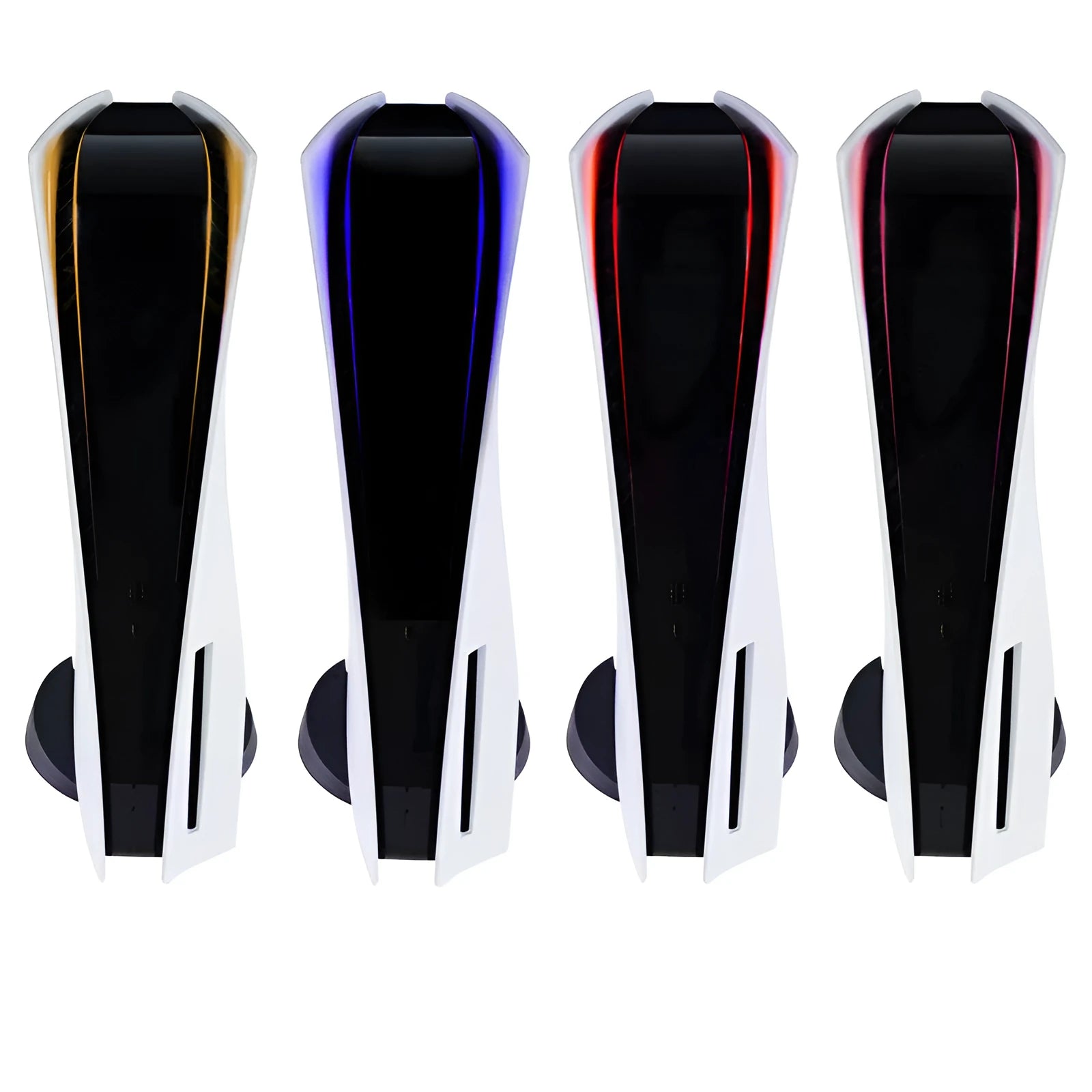 PlayStation 5 light bar film sticker with carbon fibre pattern in four colour options