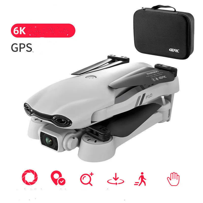 8K dual camera GPS remote control plane with brushless motor in flight
