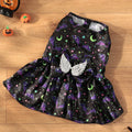 Angel wings Halloween costume for dogs in bright pumpkin colour with polyester fabric