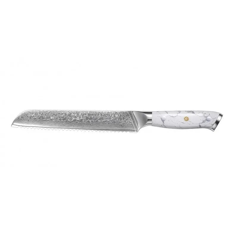Damascus pattern VG10 stainless steel chef knife with 21cm blade for kitchen use