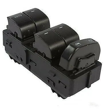 Black electric window regulator switch and motor assembly BT4Z-14529-AA for Ford front door