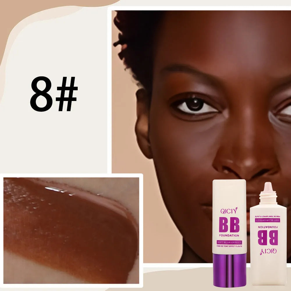 Feeding bottle BB cream foundation in ten shade colours for brightening and coverage