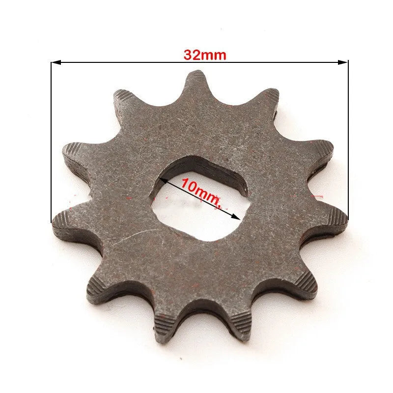 Cast iron motorcycle transmission gear with 11 teeth for T8F chain systems