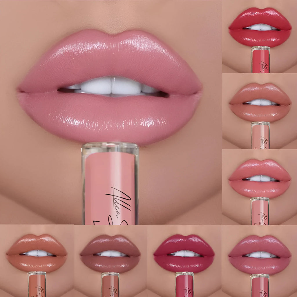 Silky cream texture lip gloss bullet in a cross-border exclusive lipstick package