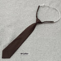 Navy blue cotton bow tie with arrow style design measuring 35cm by 7cm