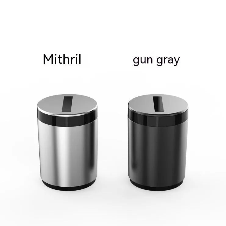 Aluminium alloy intelligent induction ashtray with automatic infrared opening for car and home use