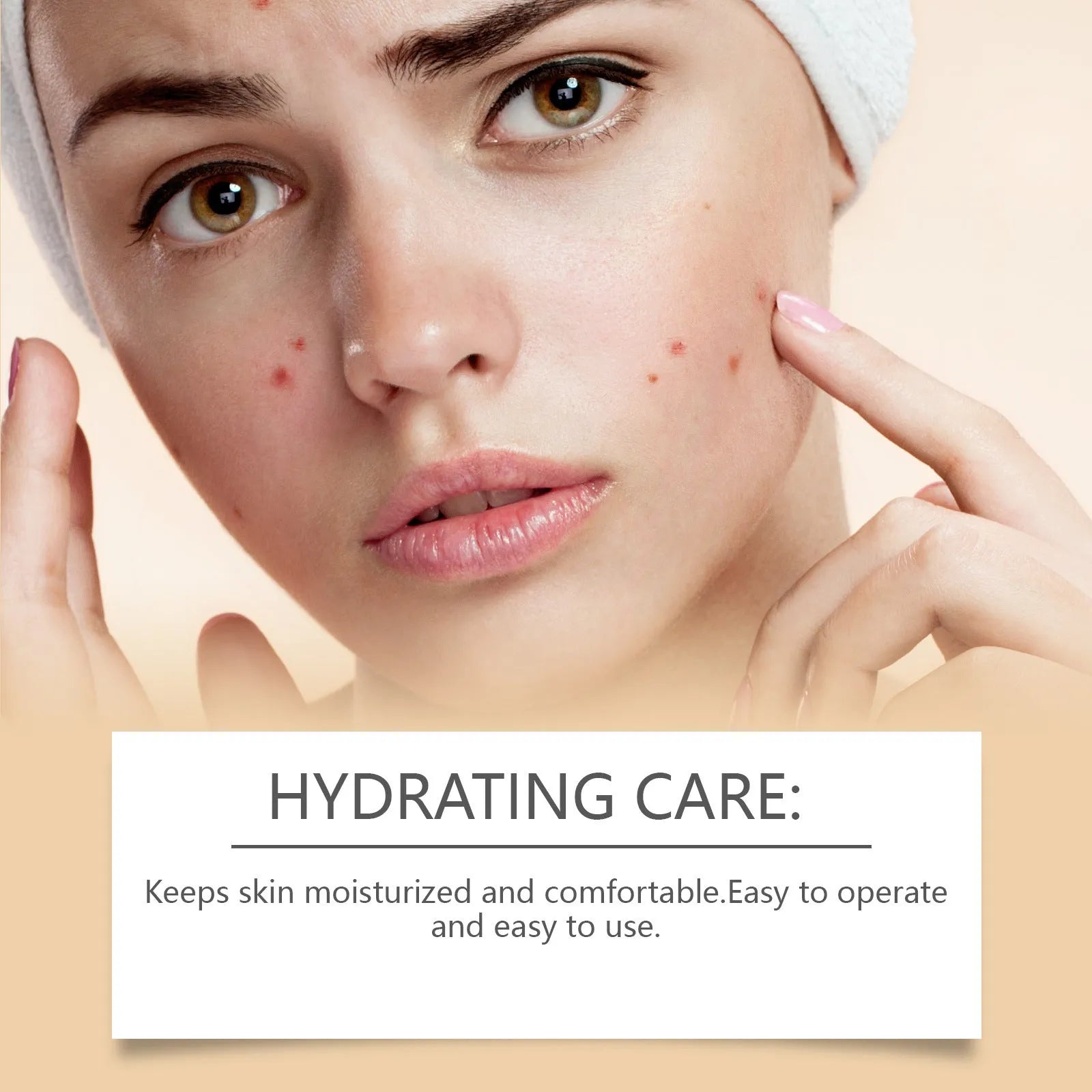 Acne patch with tea tree oil and asiatic centella extract, 8 patches for spot treatment on skin