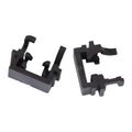 Black plastic LED headlight bulb holder bracket for Ford Focus Mondeo Fiesta, dimensions 30.7x10x26mm.