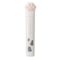 Cat paw mini folding safety scissors showing folded position with stainless steel blades and decorative handle