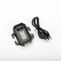 Portable tactical mini warning flashlight with USB cable for outdoor backpack mount use