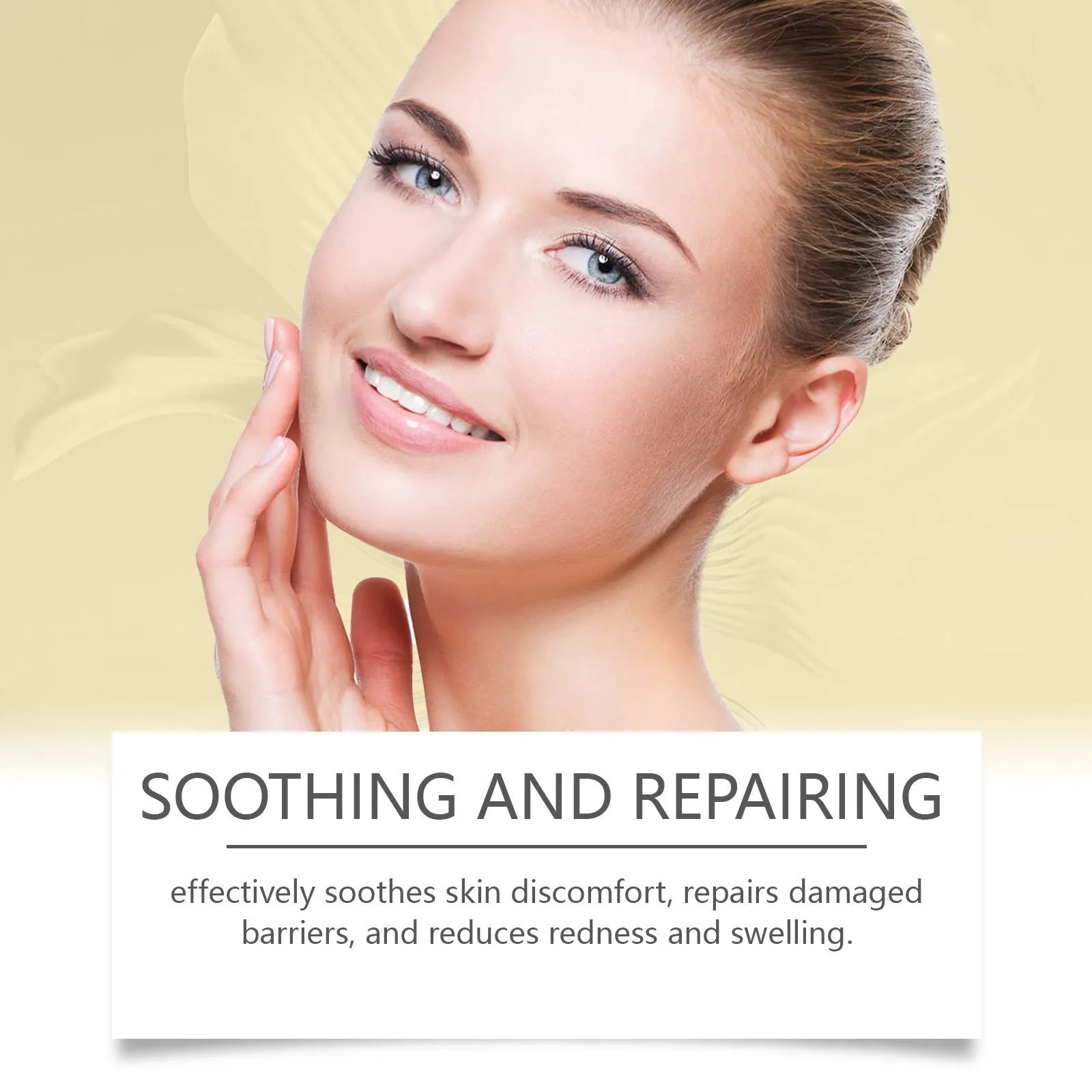 114g pot of butter skin cream with mild ingredients including honey and lavender extract