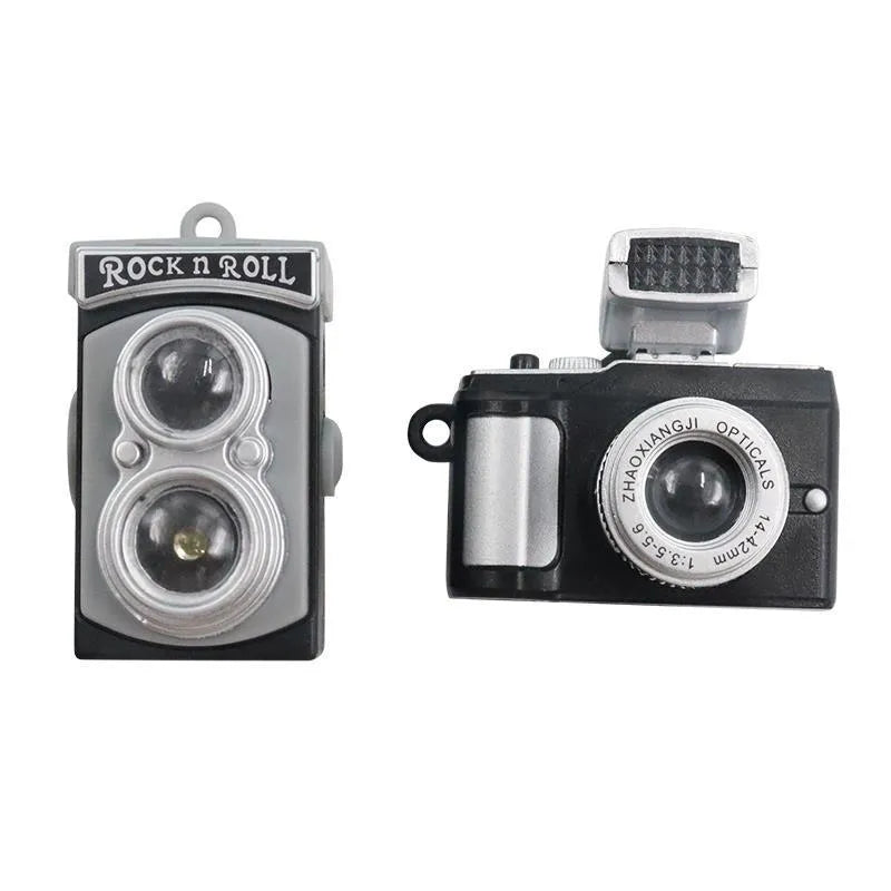 Retro camera dot shaped small plastic paste hook for car interior, 4.2x2.5cm.