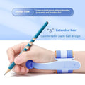 Blue anti-hook wrist brace pen control corrector for children's writing posture