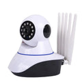 White dome-style wireless surveillance camera with 2MP resolution and 3.6mm lens for indoor/outdoor use