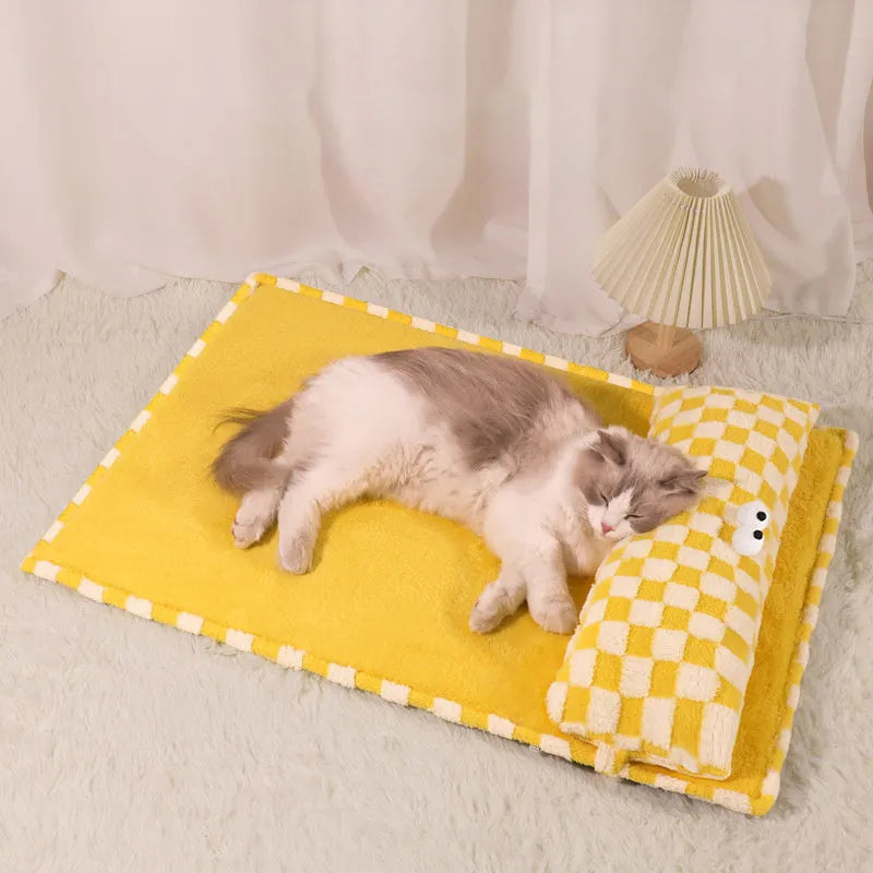Cat's Nest For All Four Seasons Universal Kennel Large Dog Cushion in grey, available in sizes S to XL