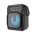 Portable Bluetooth speaker in colour 3107 showing compact design with USB charging port