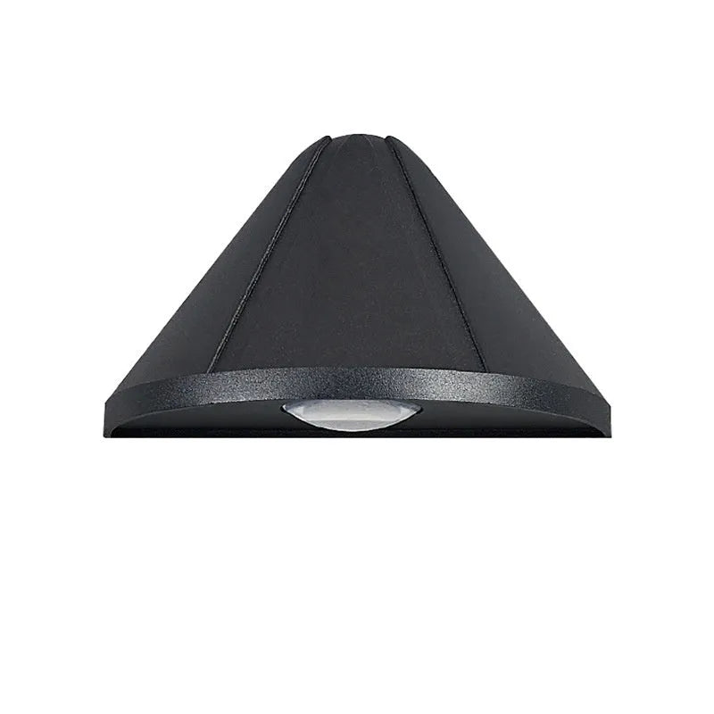 Courtyard LED lighting lamp with IP65 waterproof rating in black or white bird's nest design