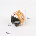 Small pet helmet for chicken and bird protection with adjustable elastic bands