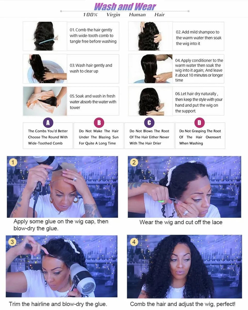 Body wave textured human hair lace front wig with 13x4 frontal closure on a model.