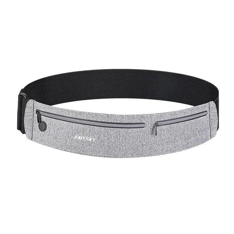 8-inch waterproof waist bag in camouflage crocodile colour for outdoor sports and fitness activities