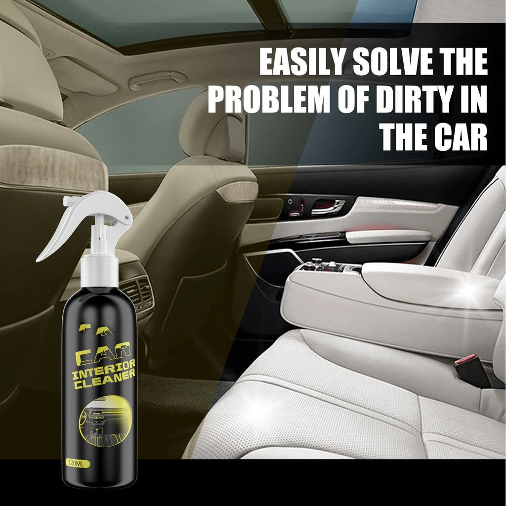 Car interior renovation cleaner 120ml bottle for leather and plastic dashboard cleaning