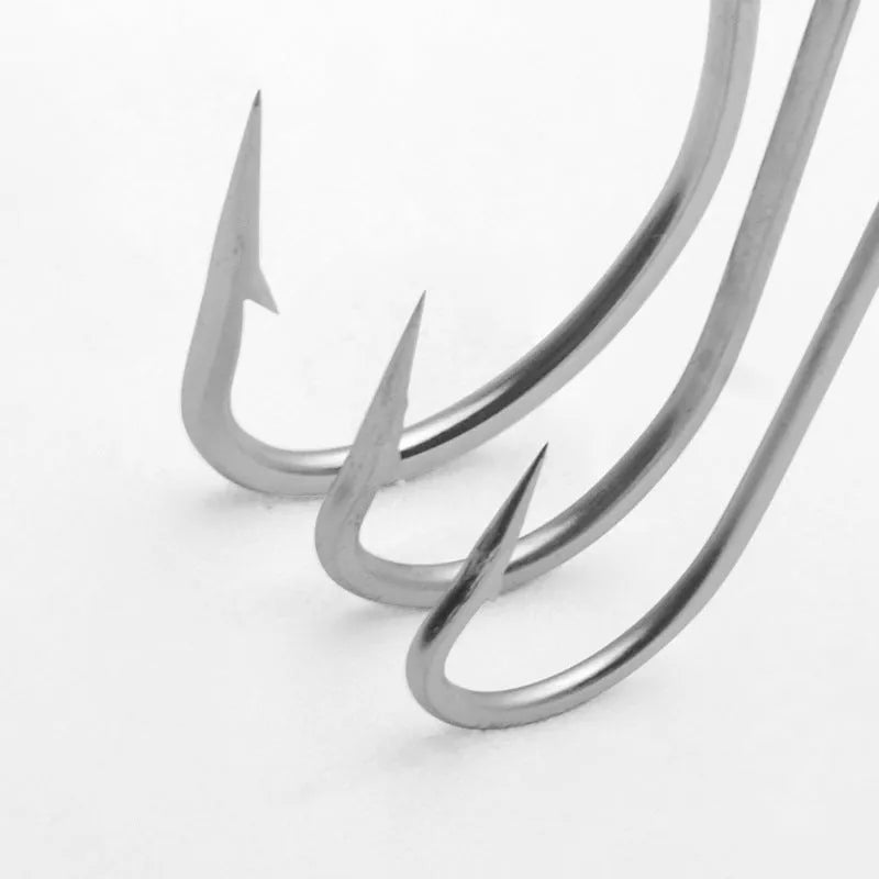 Stainless steel sea fishing hooks for ocean boat fishing targeting weever, snakehead and seahorse