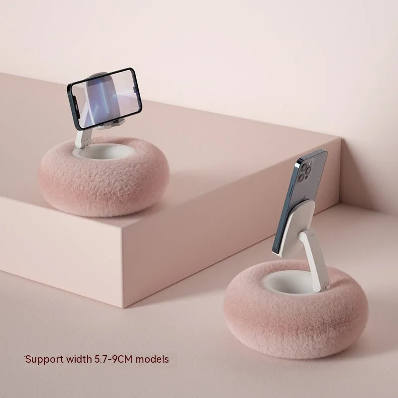 ABS mobile phone tablet rotating bracket with 4.5-13 inch clamp and 230mm extendable pull rod