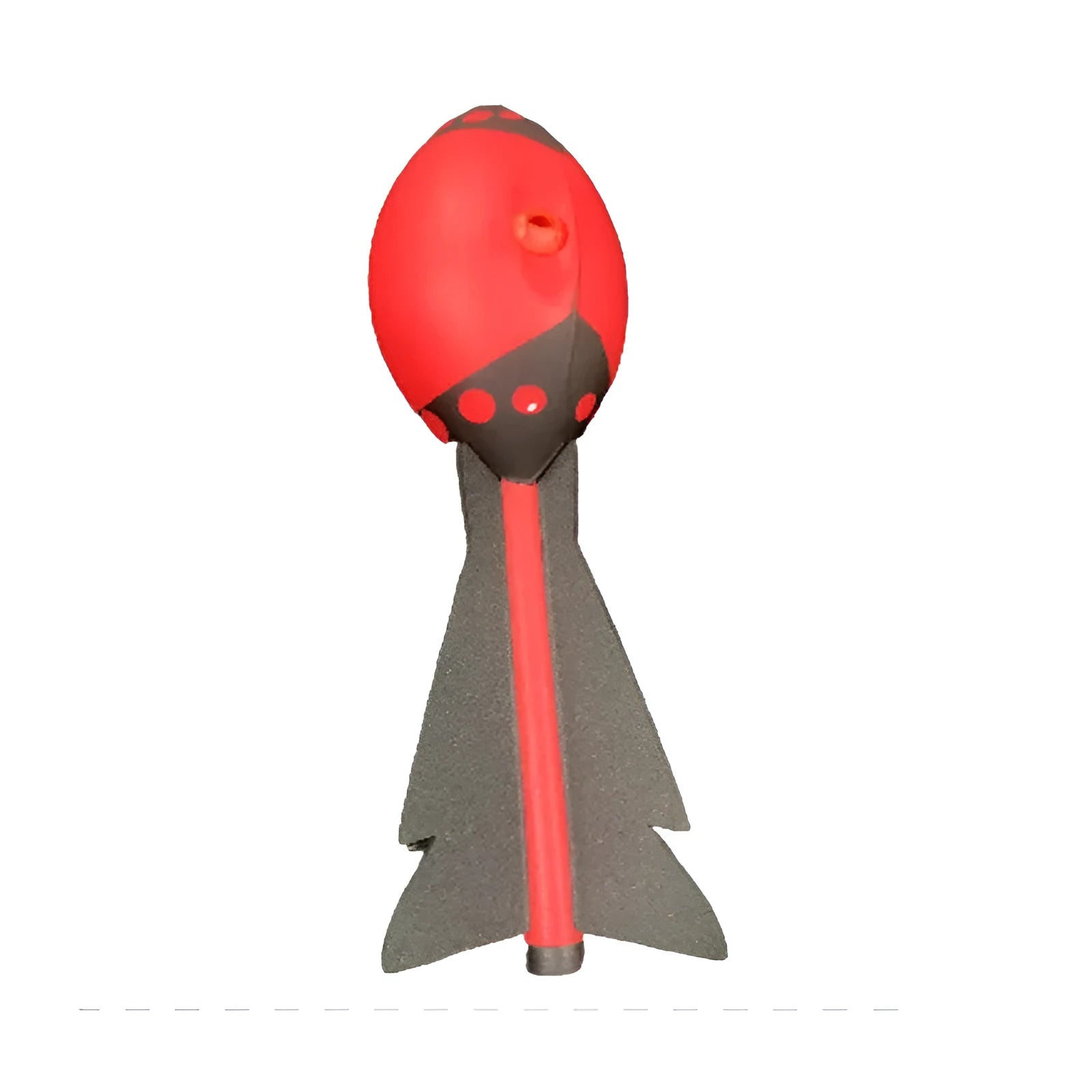 Torpedo throwing children's rocket javelin ball in red, yellow, and colourful mix with net pocket packaging