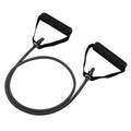 Adjustable chest expander exercise equipment with five colour-coded resistance bands from yellow to black