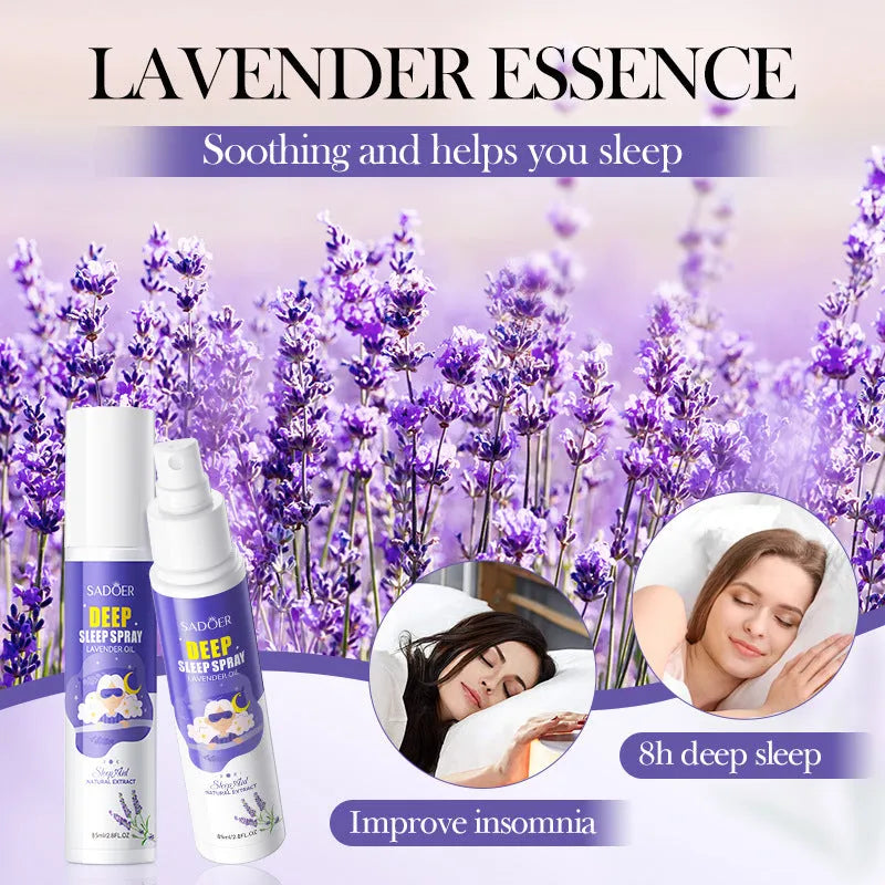 85ml sleep spray bottle with universal skin type formulation for bedroom relaxation and fatigue relief