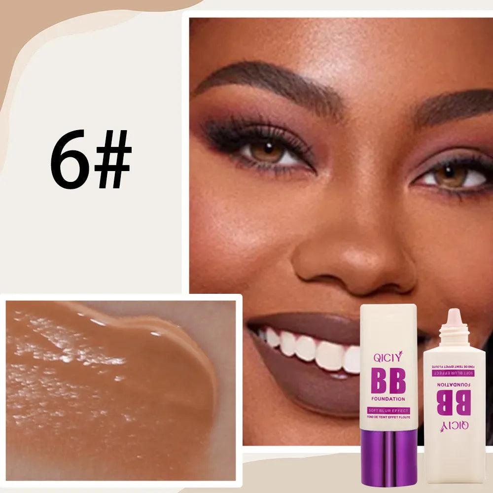 Feeding bottle BB cream foundation in ten shade colours for brightening and coverage