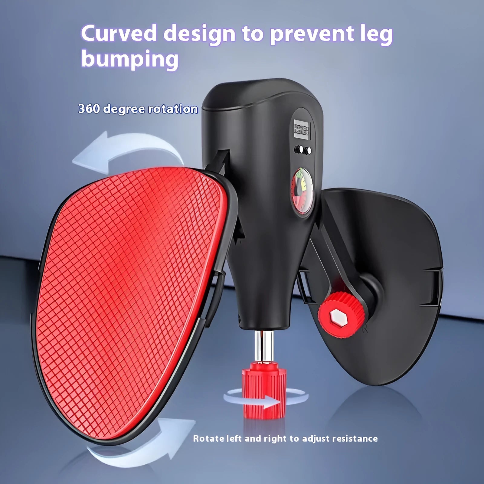 Men's black and grey Kegel trainer for PC muscle exercise with strap and handle options.