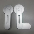 Magnetic desktop bracket for notebook computer, aluminium alloy, 130mm long, black colour