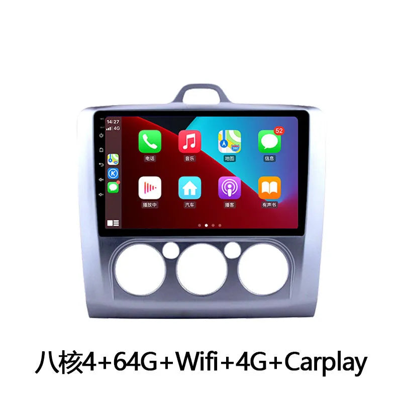 9 inch manual air conditioner android smart centre console with wireless carplay for fox vehicles