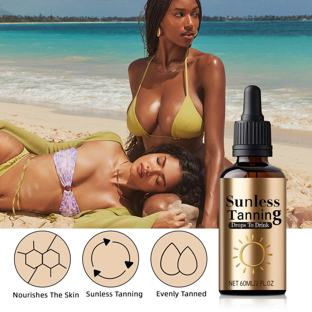 60ml black aid oral drops bottle for unisex outdoor skin care