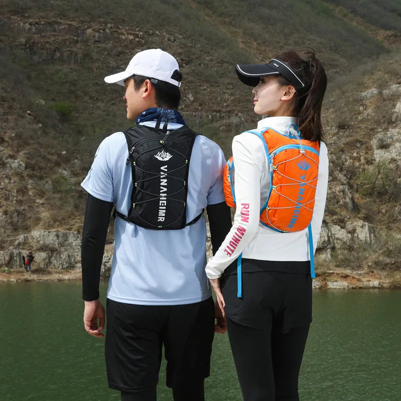 Ultra-light cross-country outdoor backpack with breathable waterproof fabric in solid colour, unisex design