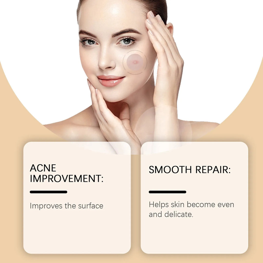 Acne patch with tea tree oil and asiatic centella extract, 8 patches for spot treatment on skin