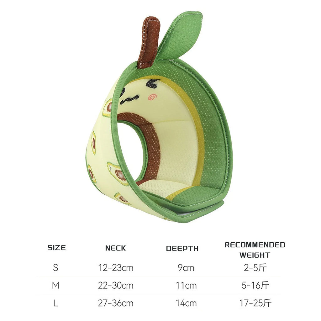 Soft adjustable EPE cat cone collar for post surgery recovery and licking prevention