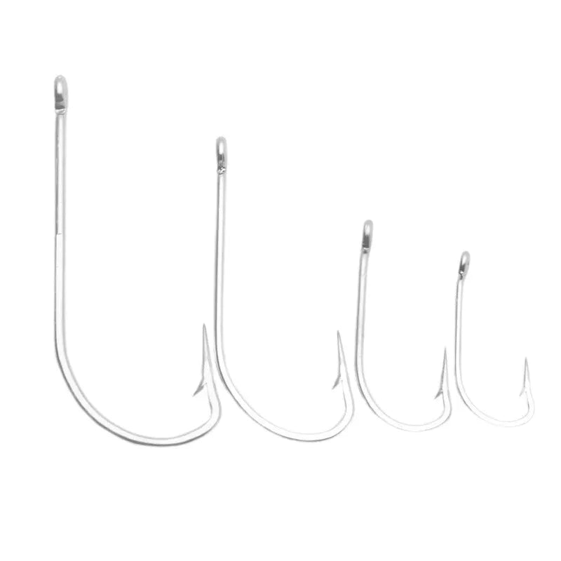 Stainless steel sea fishing hooks for ocean boat fishing targeting weever, snakehead and seahorse