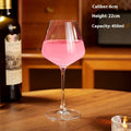 Crystal glass wine glass pressed single layer tumbler in champagne colour no handle