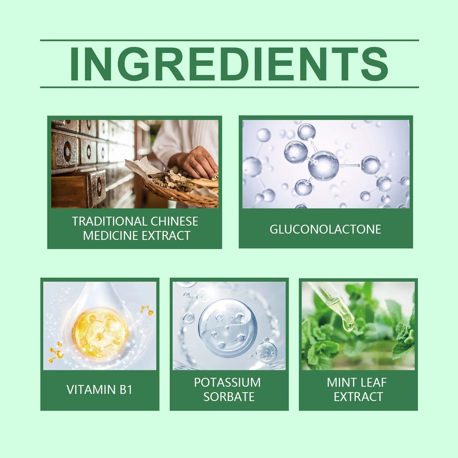 Googeer Sea Moss Liquid Drops 60ml bottle body care treatment with traditional Chinese medicine extract